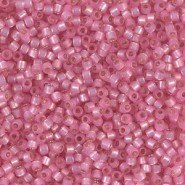 Miyuki delica beads 10/0 - Silver lined pink alabaster dyed DBM-625